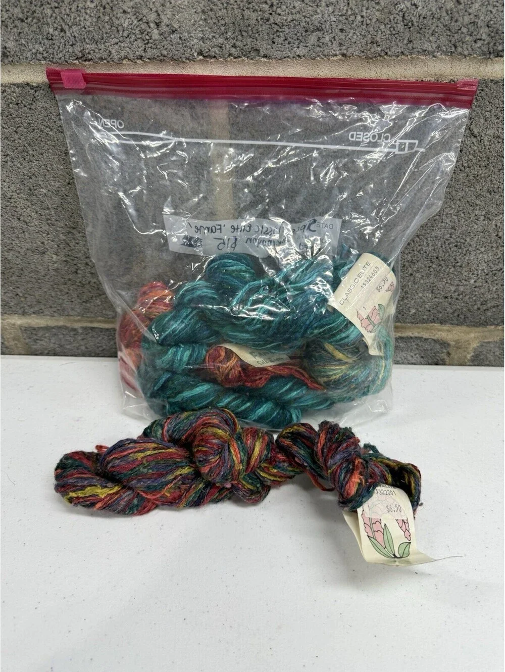 Classic Elite Yarns ‘Fame’ Silk/Rayon Mixed Color 5 Skein Lot